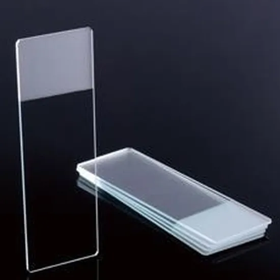 Vetro per microscopi di laboratorio piatto di alta qualità vetro utilizzato per l'esame di diapositiva di patologia